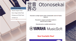 Desktop Screenshot of otonosekai.com