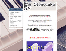 Tablet Screenshot of otonosekai.com